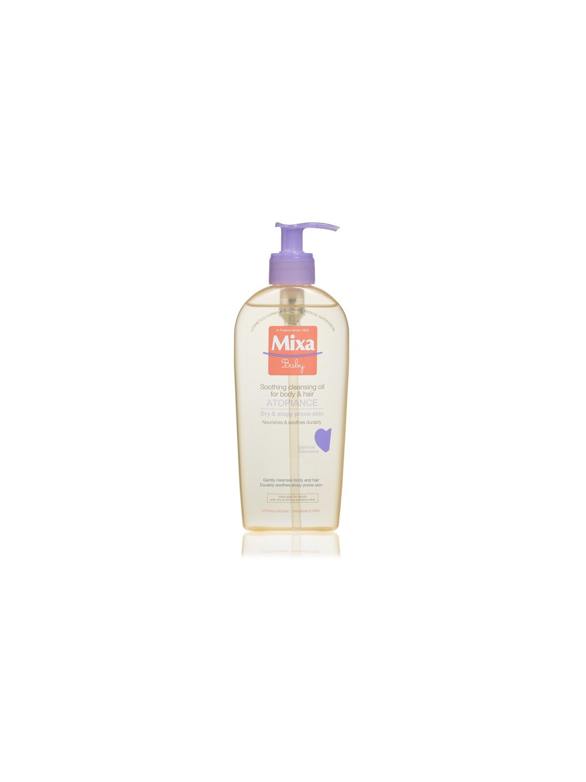 Mixa Olio detergente lenitivo per corpo e capelli per bambini unisex 250ml