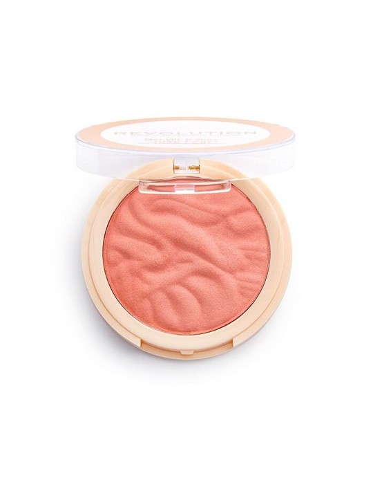 Makeup Revolution Reloaded Powder Blush Fard in polvere 75 g Peach Bliss