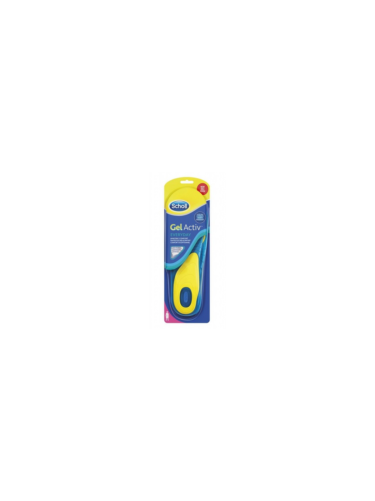 Scholl Gel Active Everyday 1 paio Solette in gel da donna