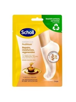 Scholl Expert Care PediMas Maschera per i piedi con miele di Manuka 1 paio donna