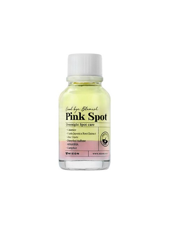 Mizon Pink Spot Good Bye Blemish Overnight Spot Care Siero Notte 19ml donna Mizon www.essenzetotalstyle.com 