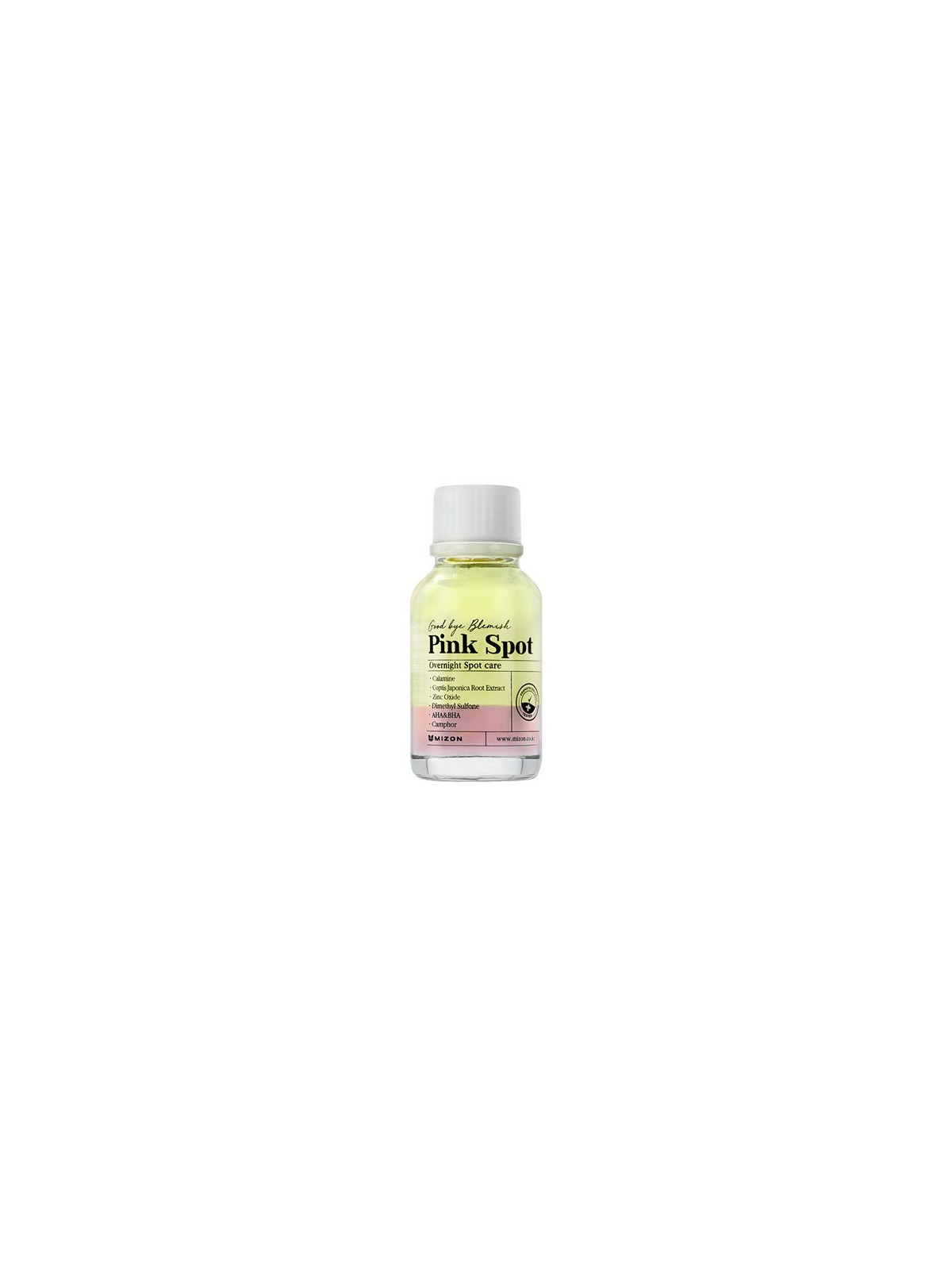 Mizon Pink Spot Good Bye Blemish Overnight Spot Care Siero Notte 19ml donna Mizon www.essenzetotalstyle.com 