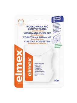 Elmex Filo interdentale con cera 50 m donna