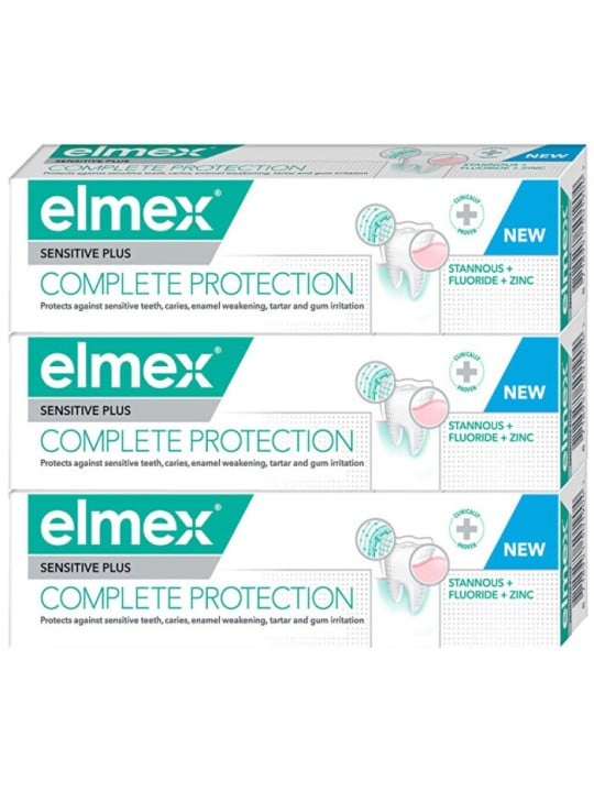 Elmex Tripack Complete Protection Toothpaste 75ml