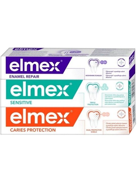 Set Dentifricio Elmex Mix Trio - 75ml