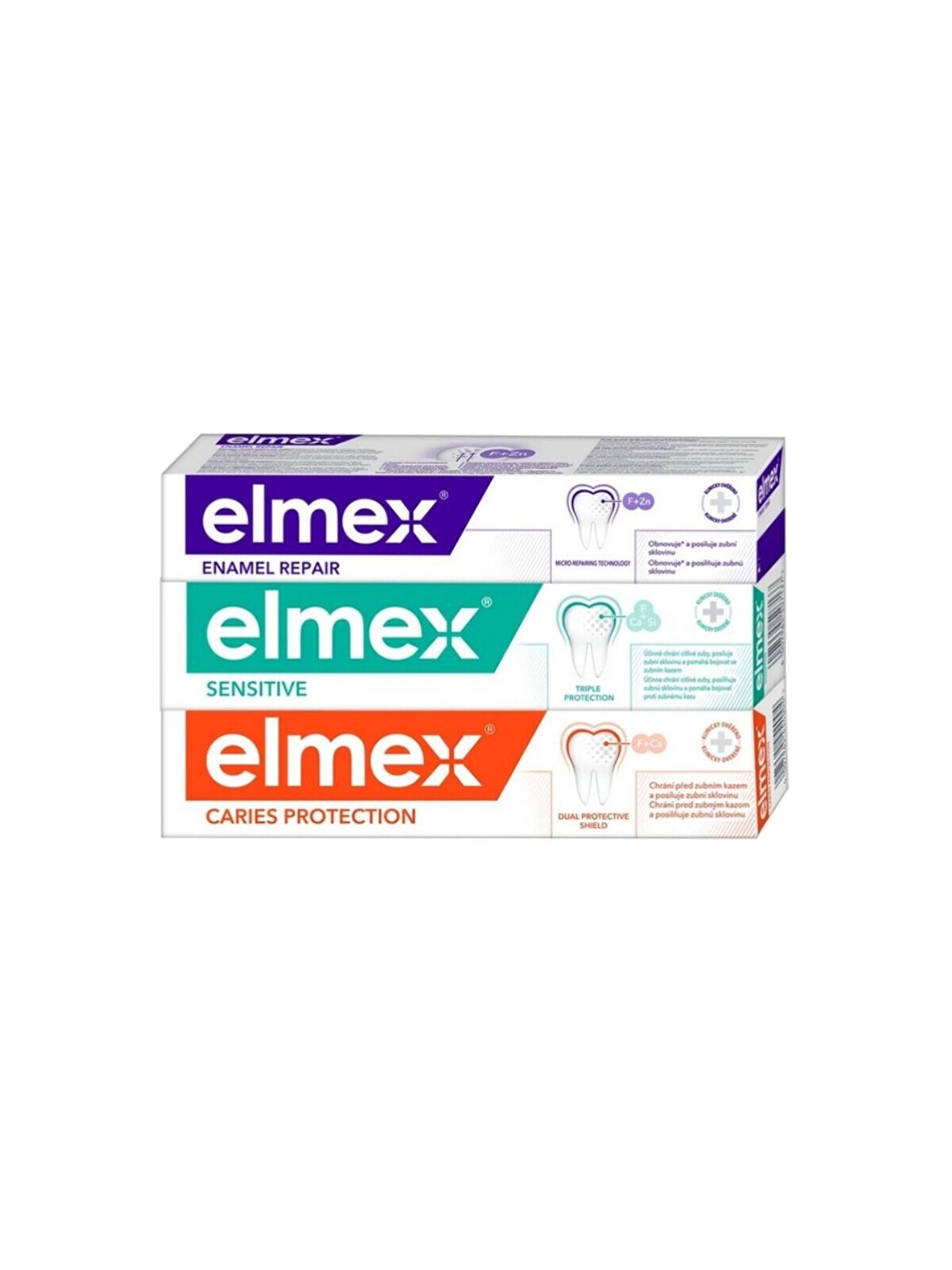 Set Dentifricio Elmex Mix Trio - 75ml