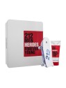 Carolina Herrera 212 Men Heroes Gift Set 90ml EDT  100ml Shower Gel