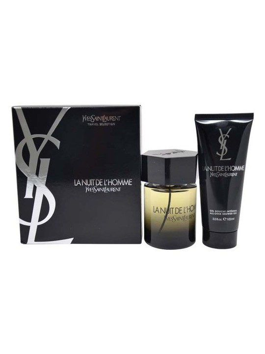 YSL La Nuit De L'Homme Giftset 150ml eau de toilette Spray 100ml-Shower Gel 50ml