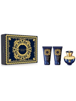 Versace Dylan Blue pour Femme SET eau de parfum 50 ml + Body Lotion 50 ml + Shower Gel 50 ml donna 50ml Versace www.essenzetotal