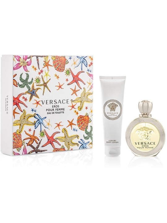 Versace Eros Pour Femme Set regalo eau de toilette 100 ml lozione corpo 150 ml