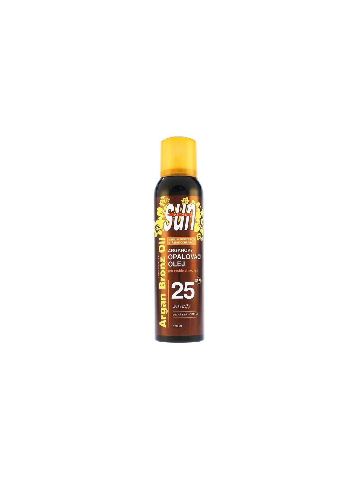 Olio solare bio SPF 25 con olio di argan