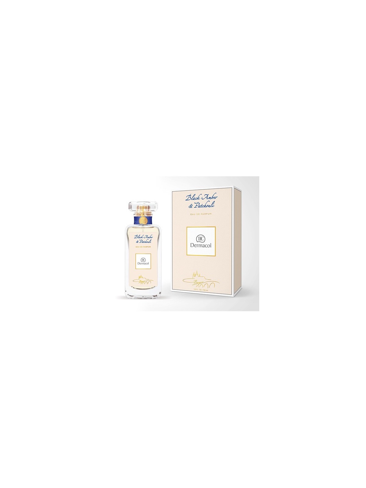 Dermacol eau de parfum di ambra nera e patchouli uomo 50ml