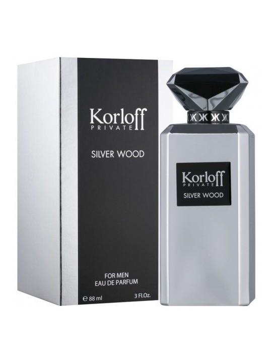 Korloff Silver Wood Eau De Parfum 88 ml man