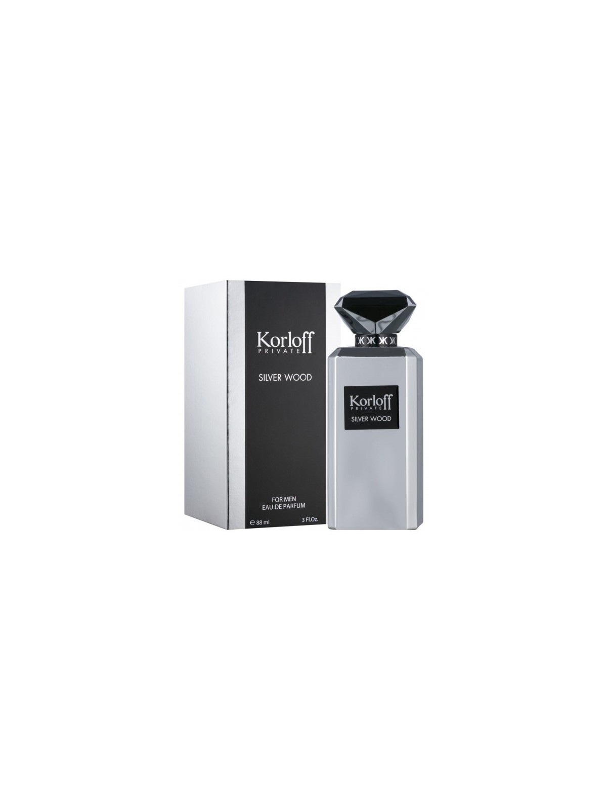 Korloff Silver Wood Eau De Parfum 88 ml man
