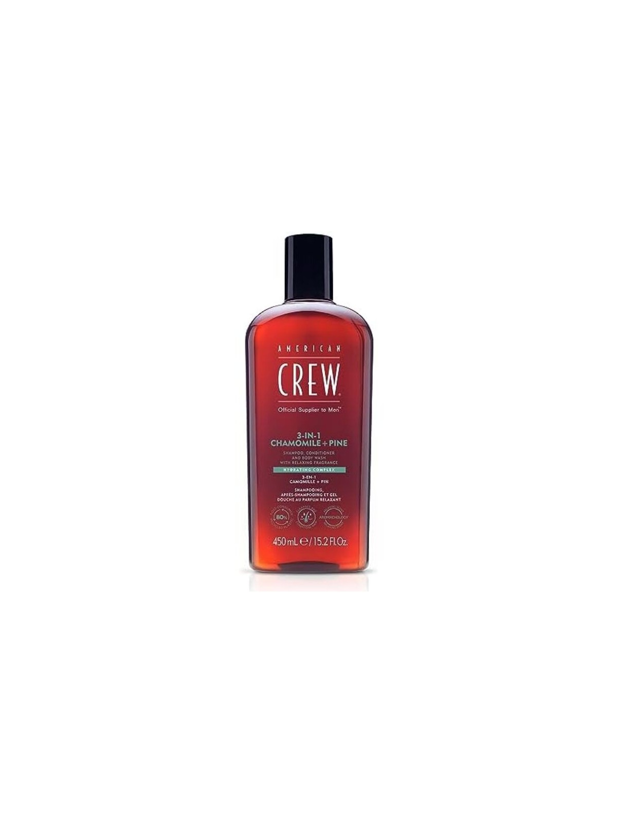 American Crew 3-in-1, Camomilla e Pino, 450ml