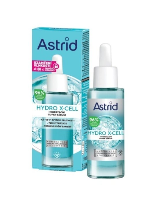 Siero viso idratante Astrid Hydro X-Cell donna 30ml