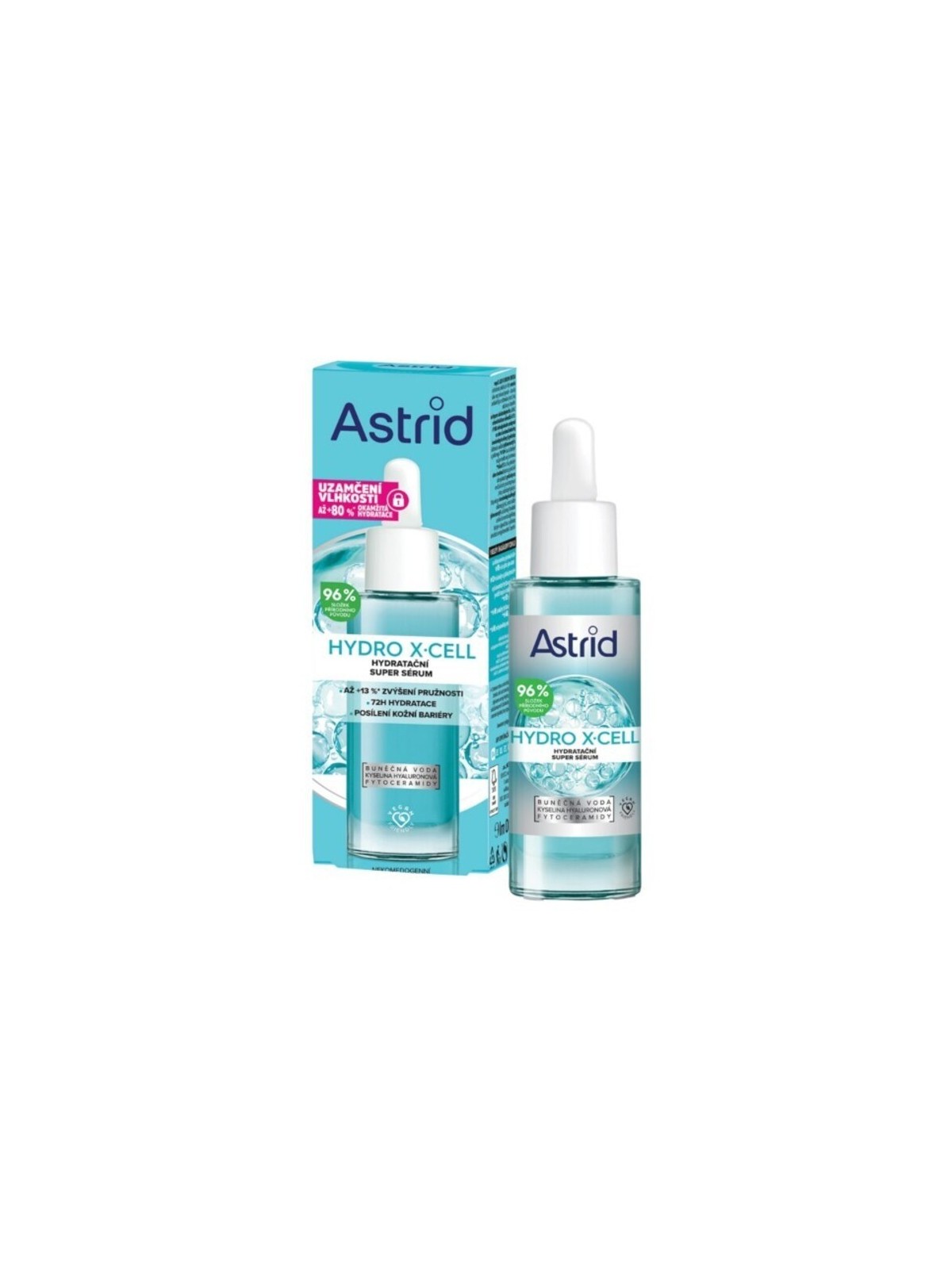 Siero viso idratante Astrid Hydro X-Cell donna 30ml