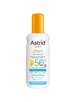 Astrid Spray solare sensibile per bambini SPF 50 donna 150ml