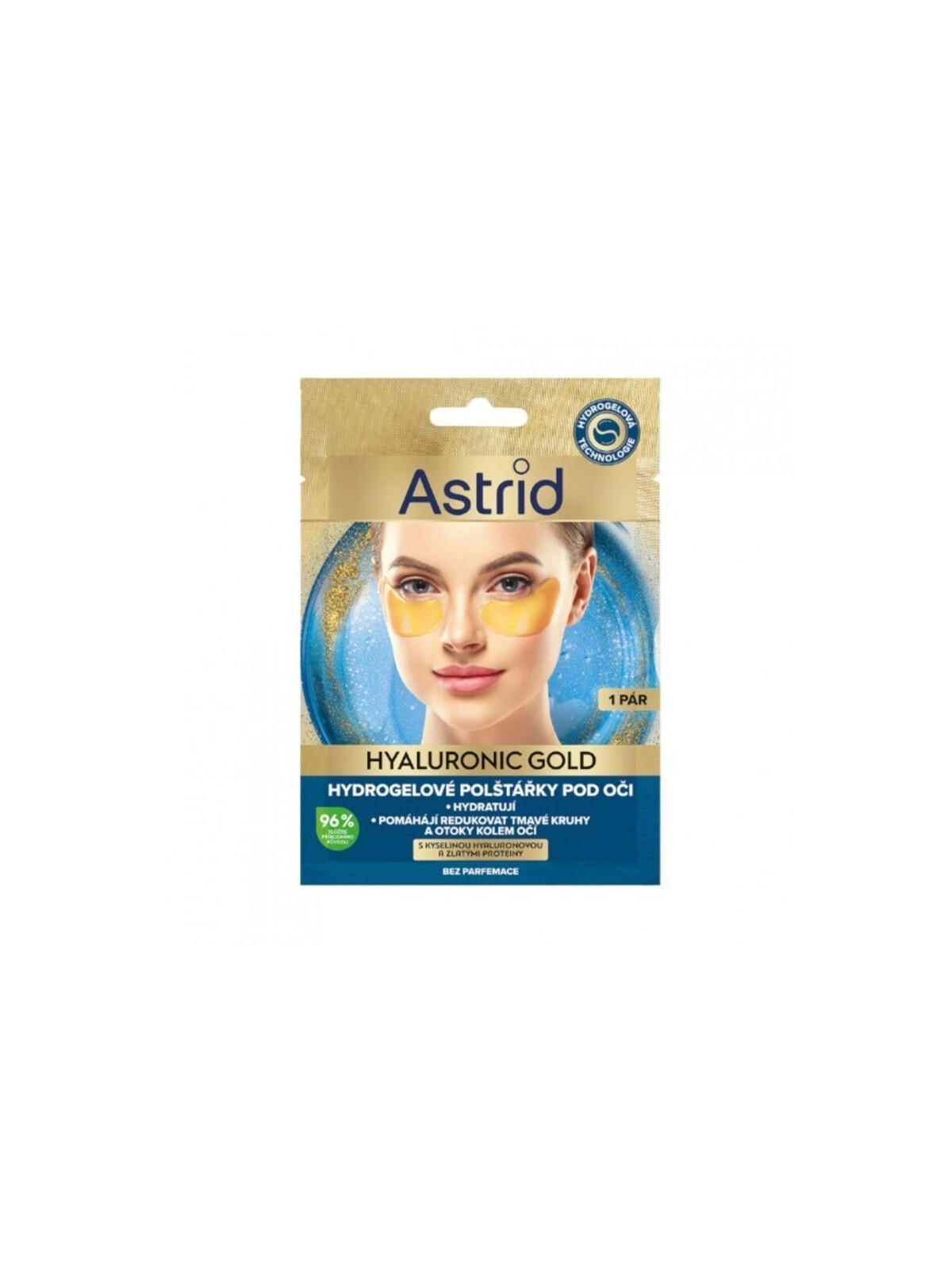 Astrid Hyaluronic Gold - Eye Pads con Proteine e Ceramidi