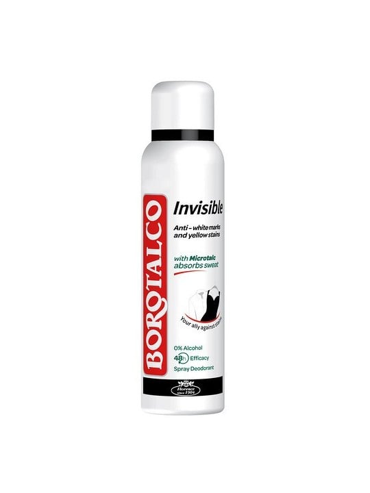 Borotalco Spray Deodorante Invisibile per Donna 150ml