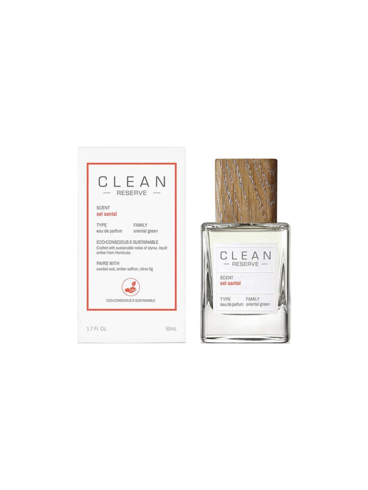 Profumo Unisex Clean Reserve - Sel Santal Eau De Parfum Ricaricabile 50ml