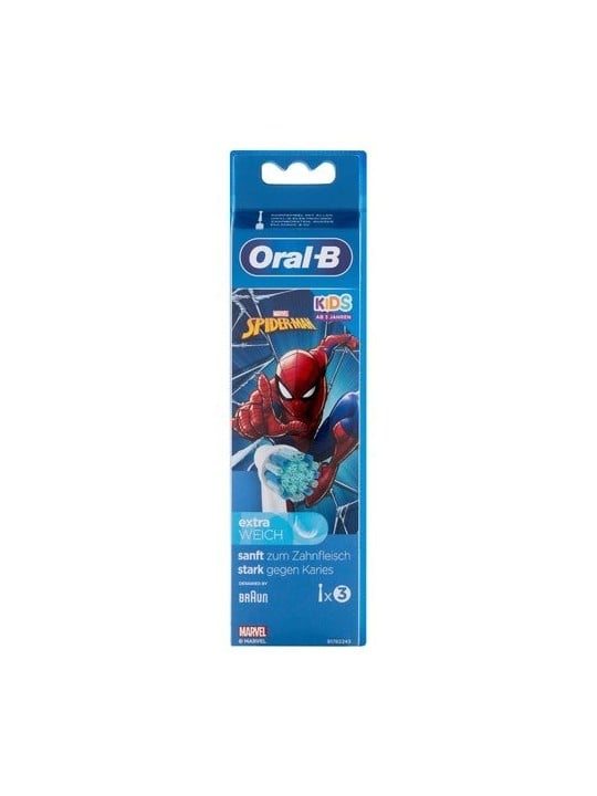 Testine per bambini Oral B SpiderMan donna