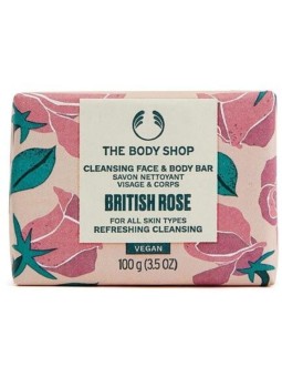 Soap Bar British Rose, Detergente Viso & Corpo 100g