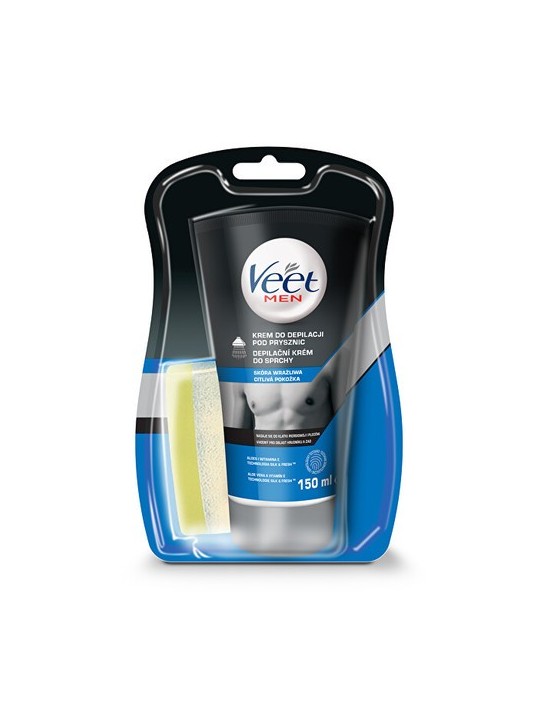 Crema Depilatoria Veet per Uomo Pelle Sensibile 150ml