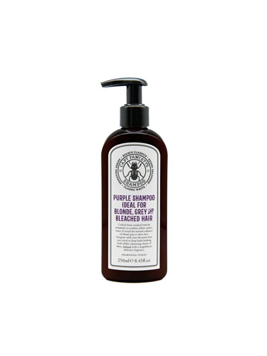 Captain Fawcett Shampoo colorante per capelli grigi e bianchi Shampoo Viola 250ml uomo