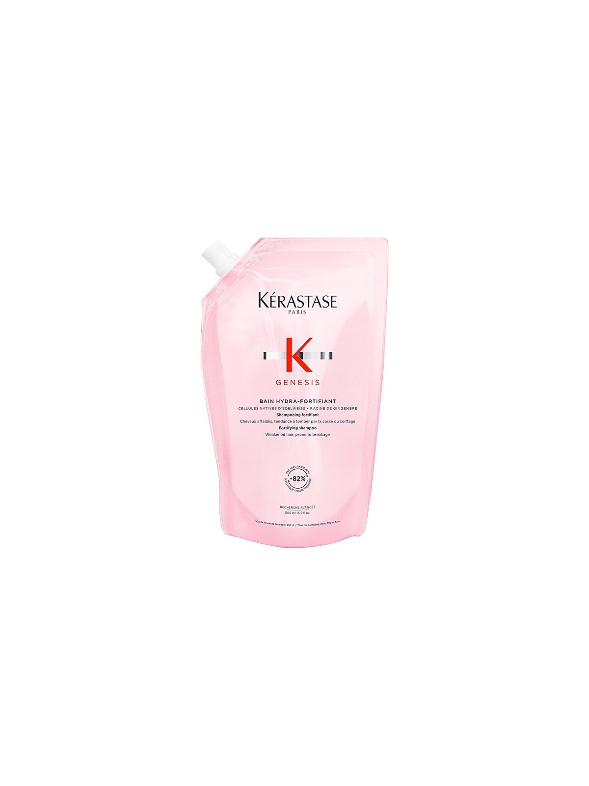 Kérastase Genesis Bain Hydra-Fortifiant Shampoo Fortificante Anticaduta Ricarica 500ml donna
