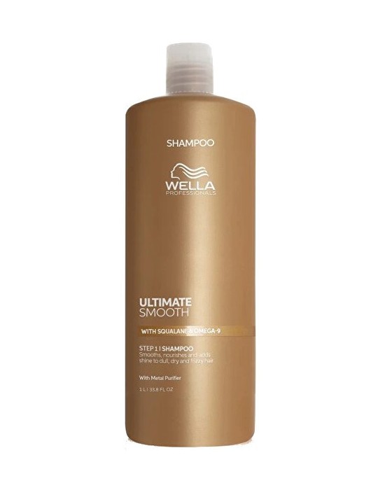 Wella Professionals Shampoo nutriente Ultimate Smooth - Volume: 1000ml donna