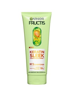 Garnier Balsamo per capelli secchi e crespi Fructis Keratin Sleek Conditioner 200ml donna