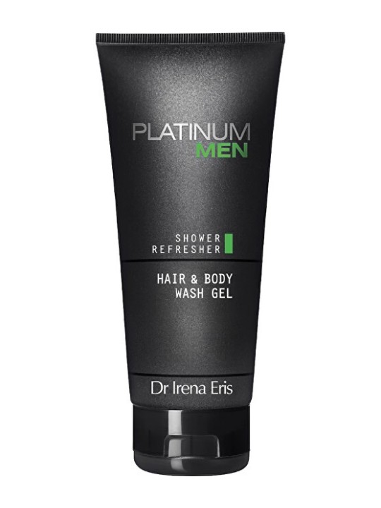 Dr Irena Eris Gel doccia per uomo Platinum Men Shower Refresher Gel doccia per capelli e corpo 200ml uomo