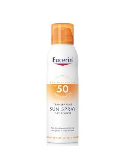 Eucerin Spray abbronzante trasparente Dry Touch SPF 50,200ml unisex