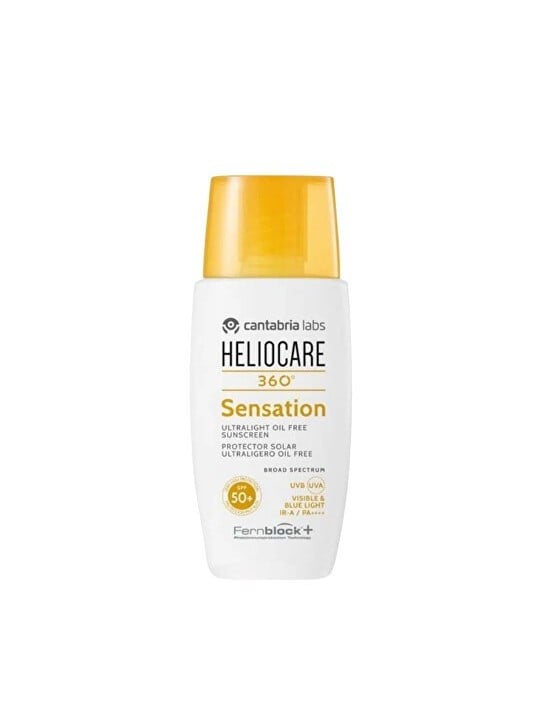 Heliocare Crema solare fluida 360° Sensation SPF 50+, protezione solare ultraleggera senza oli, 50ml unisex