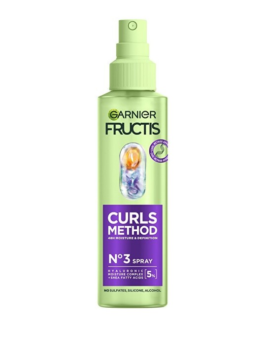 Garnier Spray idratante rinfrescante per capelli secchi, ondulati e ricci Curls Method Spray 150ml donna
