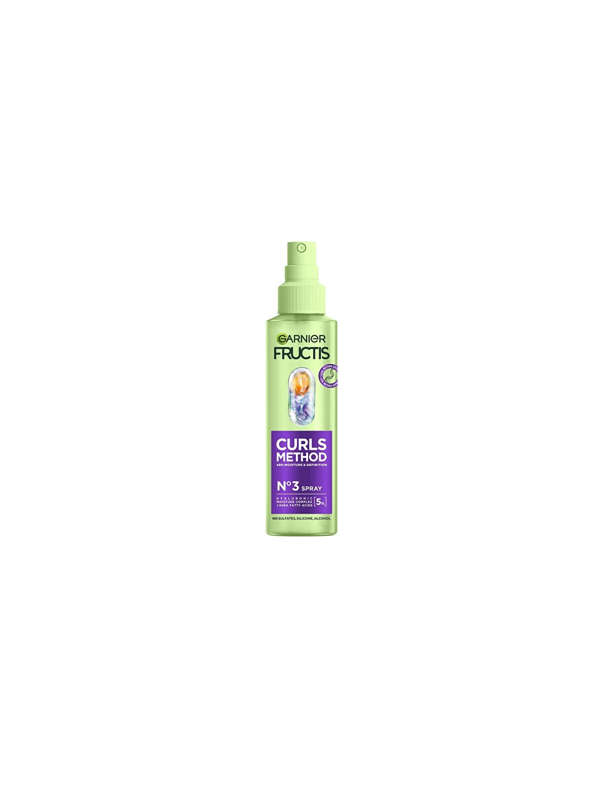 Garnier Spray idratante rinfrescante per capelli secchi, ondulati e ricci Curls Method Spray 150ml donna