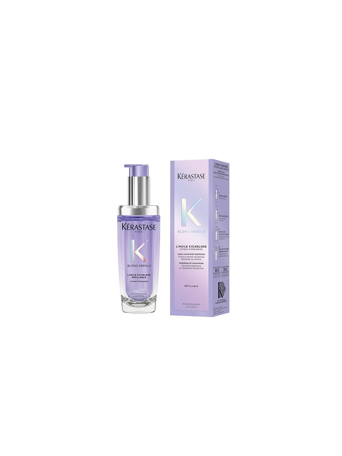 Kérastase Olio idratante per capelli biondi Blond Absolu Cicagloss Olio idratante per capelli 75ml donna