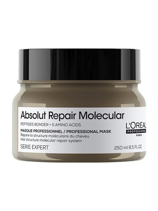 L'Oréal Professionnel Maschera per capelli danneggiati Absolute Repair Molecular Professional Mask - Volume: 250ml donna