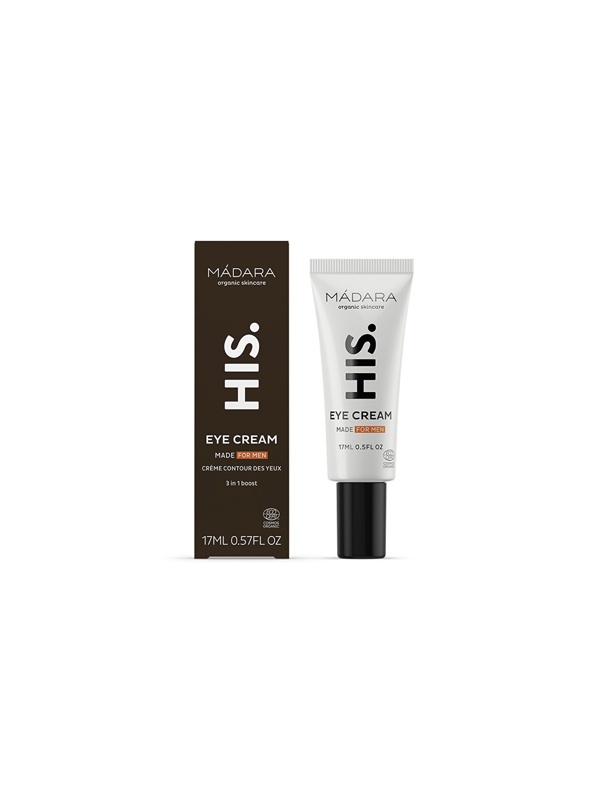 MÁDARA Crema contorno occhi per uomo HIS. Crema contorno occhi 17ml uomo