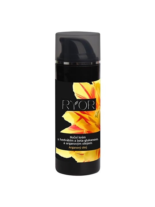 RYOR Crema notte con seta, beta-glucano e olio di argan 50ml donna