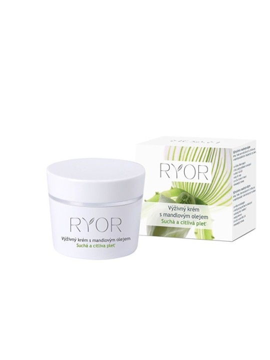 RYOR Crema nutriente all'olio di mandorle per pelli secche e sensibili 50ml donna