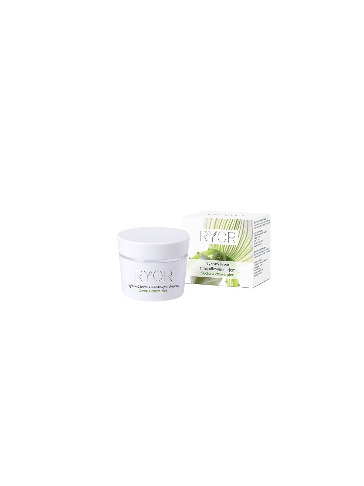 RYOR Crema nutriente all'olio di mandorle per pelli secche e sensibili 50ml donna