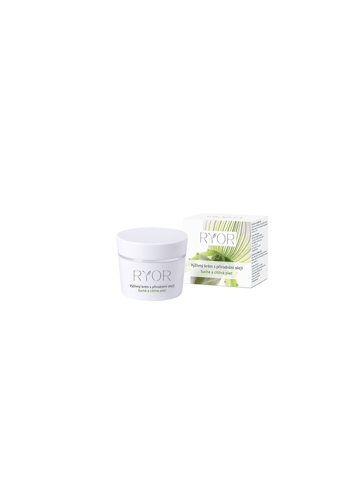 RYOR Crema nutriente con oli naturali per pelli secche e sensibili 50ml donna