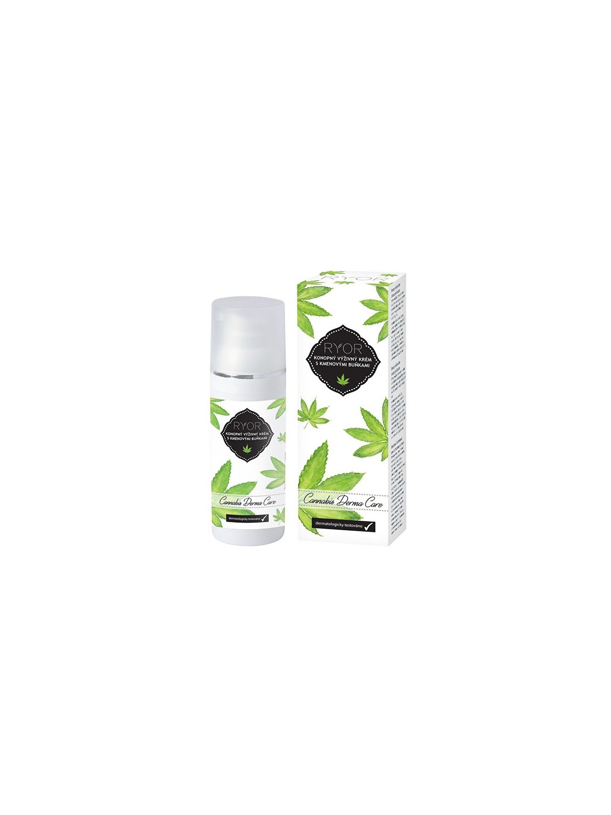 RYOR Crema nutriente Cannabis Derma Care da 50ml donna