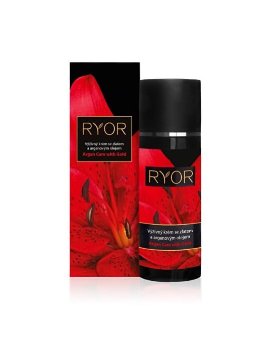 RYOR Crema nutriente con oro e olio di argan 50ml donna