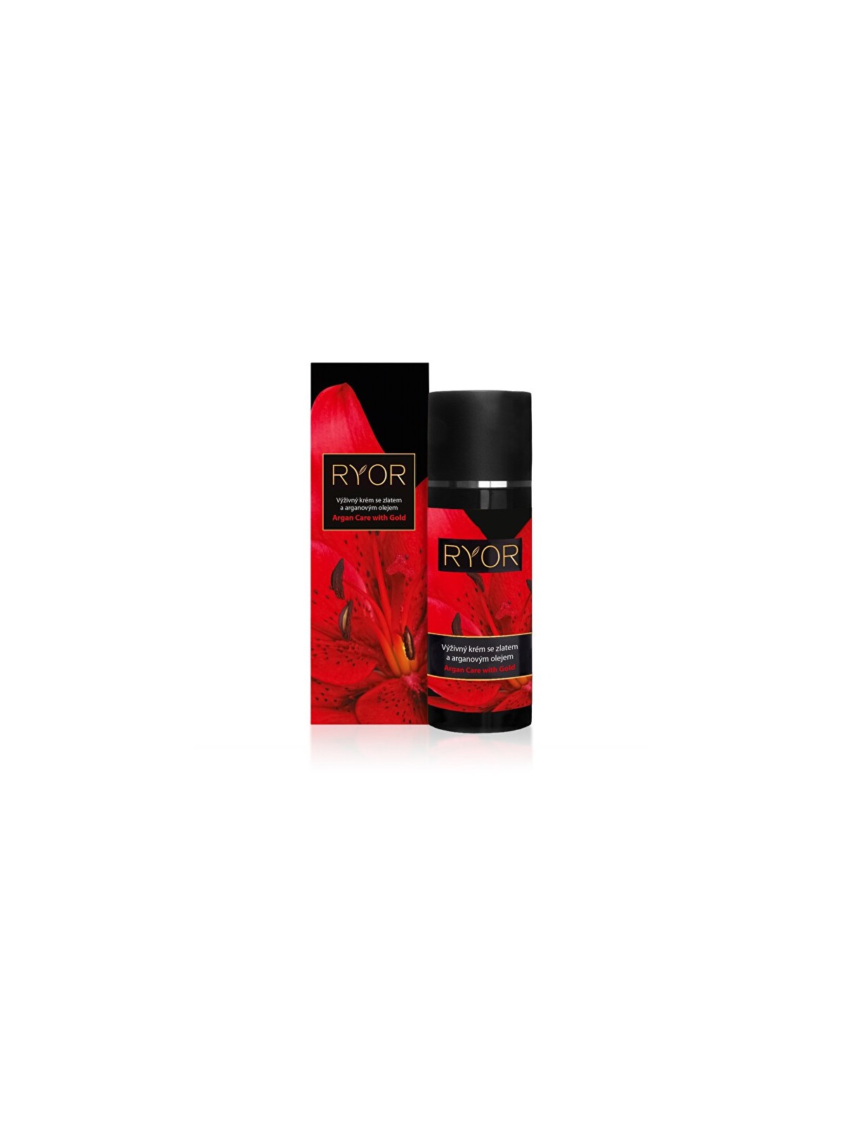 RYOR Crema nutriente con oro e olio di argan 50ml donna