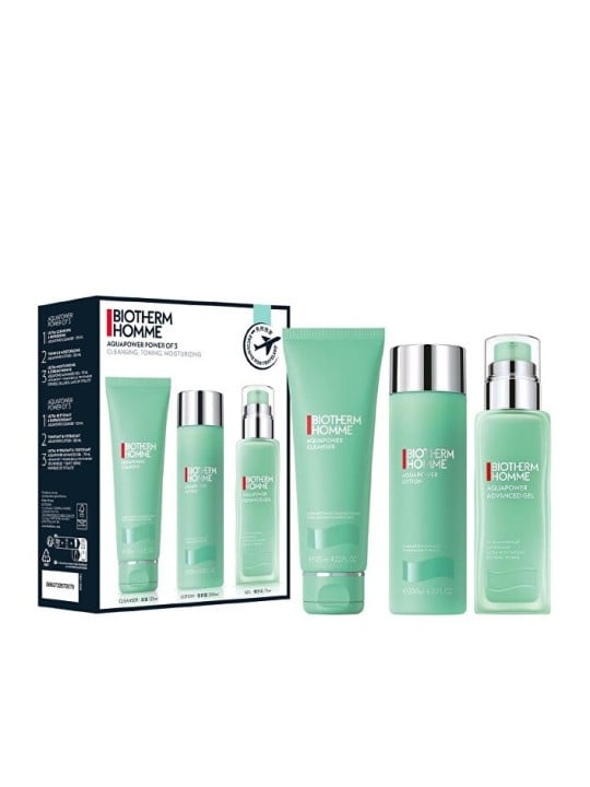 Biotherm Set regalo trio idratante Aquapower uomo