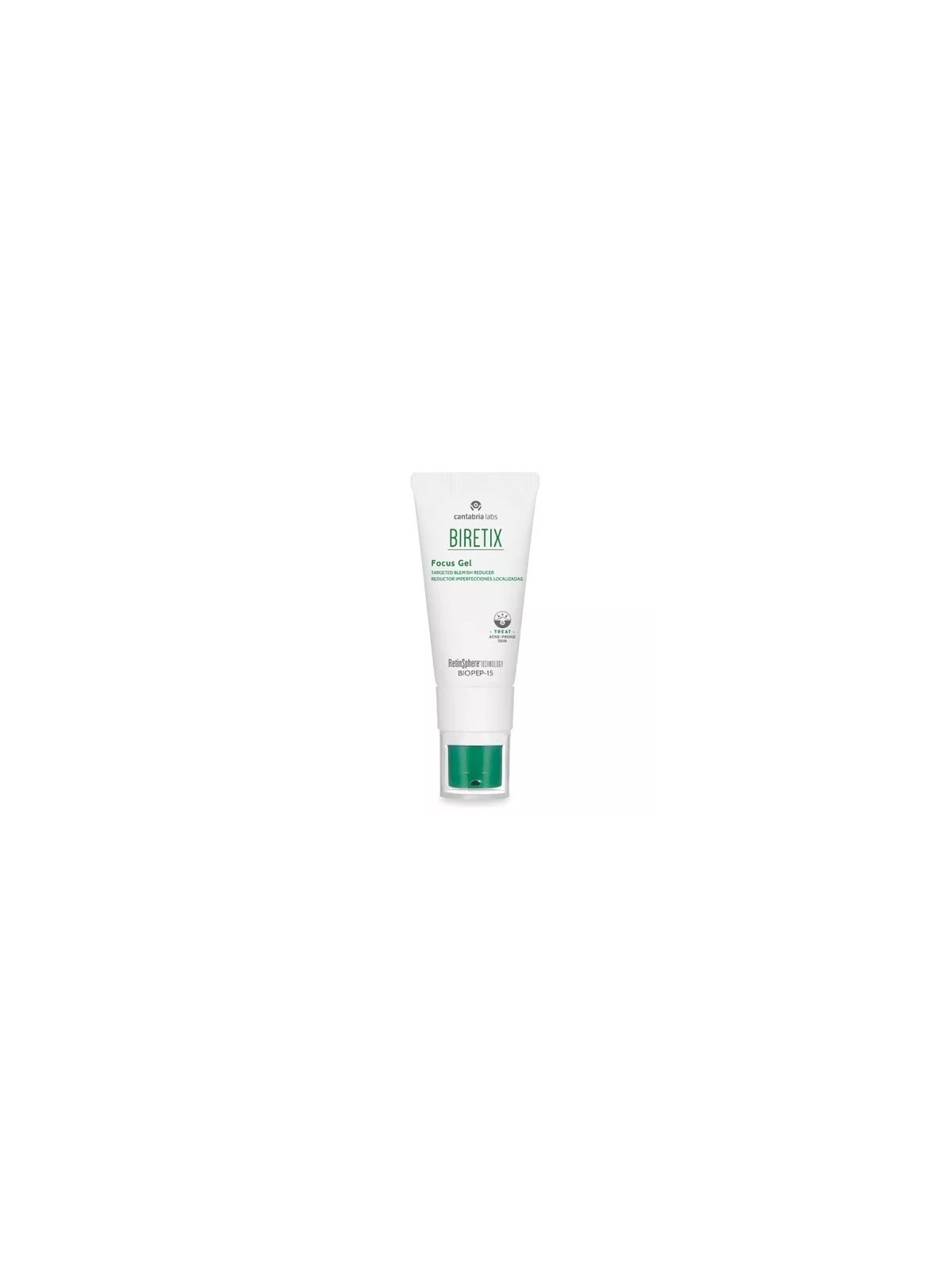BIRETIX Gel lenitivo per pelli a tendenza acneica Focus Gel Targeted Blemish Reducer 15ml donna