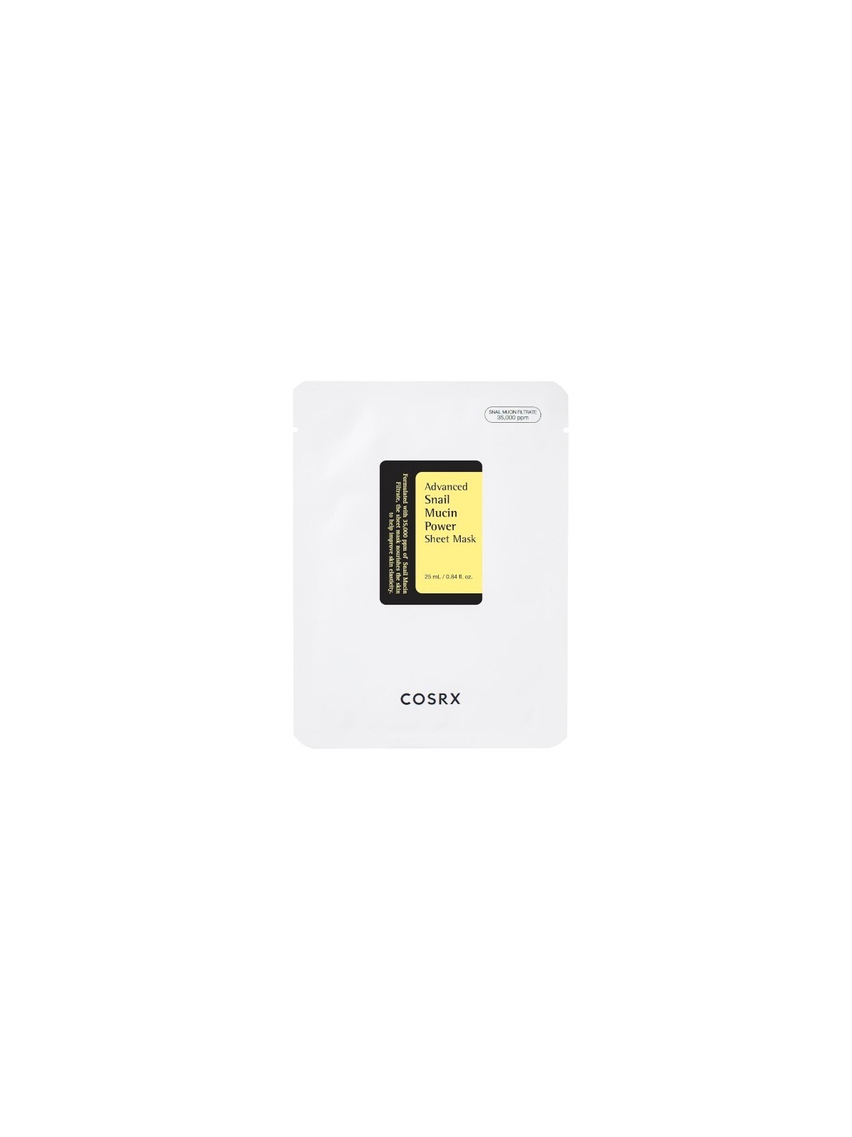 COSRX Maschera per la pelle Advanced Snail Mucin Power Essence Sheet Mask 25ml donna
